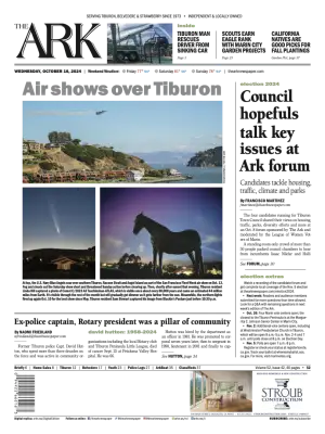 Front page of The Ark, October 16, 2024
