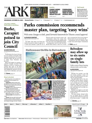 Front page of The Ark, October 30, 2024