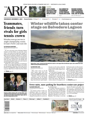Front page of The Ark, December 4, 2024