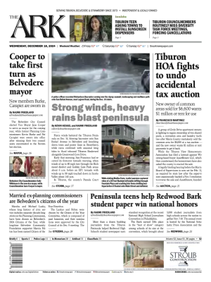 Front page of The Ark, December 18, 2024
