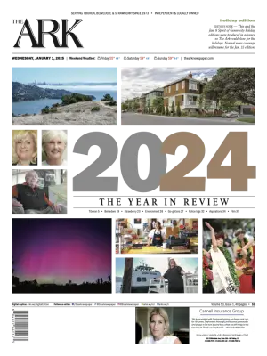 Front page of The Ark, January 1, 2025