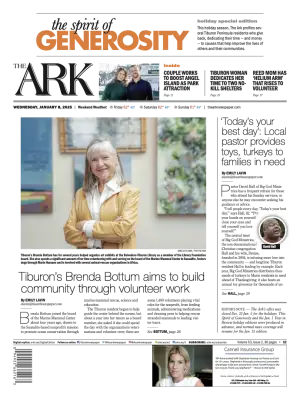 Front page of The Ark, January 8, 2025