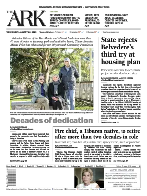 Front page of The Ark, January 22, 2025