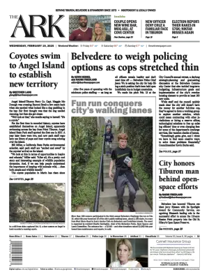 Front page of The Ark, February 19, 2025