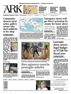 Front page of The Ark, February 26, 2025