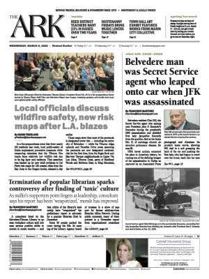 Front page of The Ark, March 5, 2025