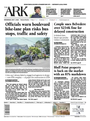 Front page of The Ark, May 7, 2025
