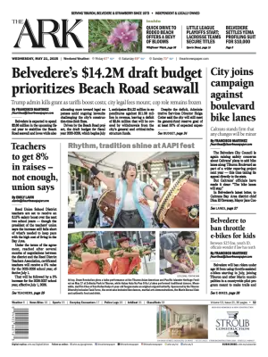 Front page of The Ark, May 21, 2025