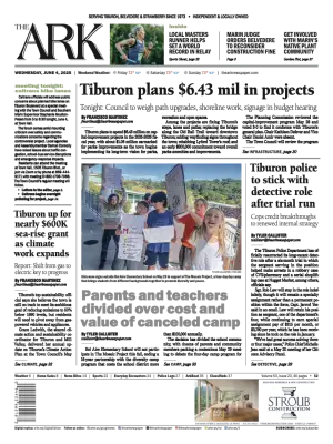 Front page of The Ark, June 4, 2025