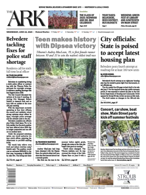 Front page of The Ark, June 18, 2025