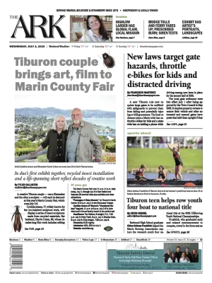 Front page of The Ark, July 2, 2025