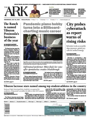 Front page of The Ark, July 16, 2025