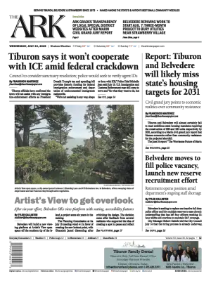 Front page of The Ark, July 23, 2025