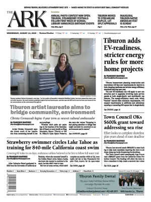 Front page of The Ark, August 13, 2025