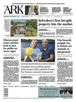 Front page of The Ark, September 3, 2025