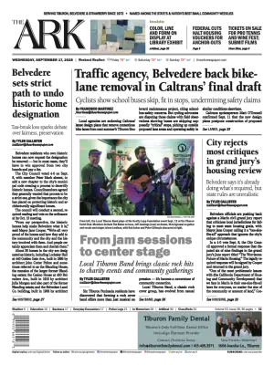 Front page of The Ark, September 17, 2025
