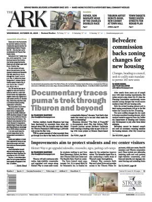 Front page of The Ark, October 29, 2025
