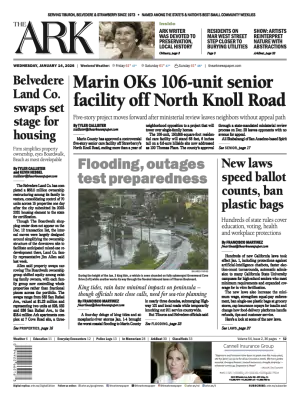 Front page of The Ark, January 14, 2026