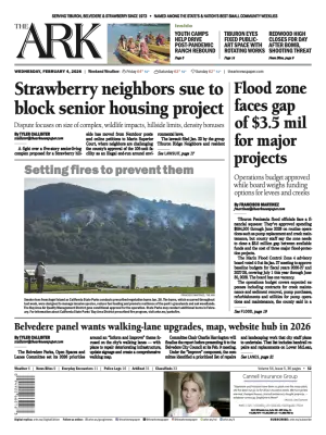 Front page of The Ark, February 4, 2026