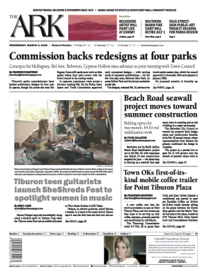Front page of The Ark, March 4, 2026