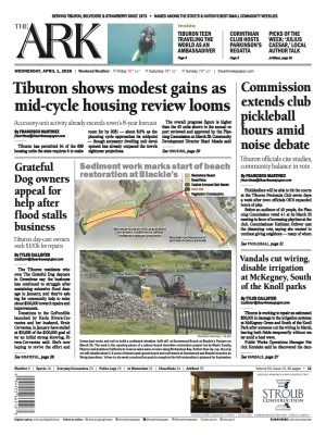 Front page of The Ark, April 1, 2026