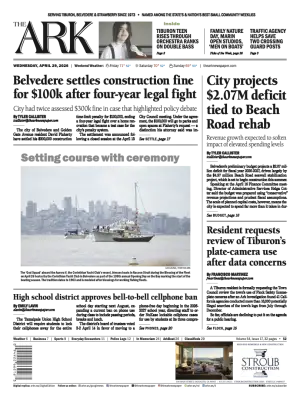 Front page of The Ark, April 29, 2026