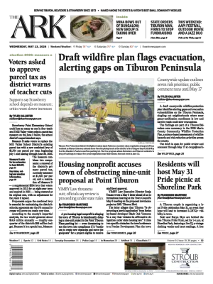 Front page of The Ark, May 13, 2026