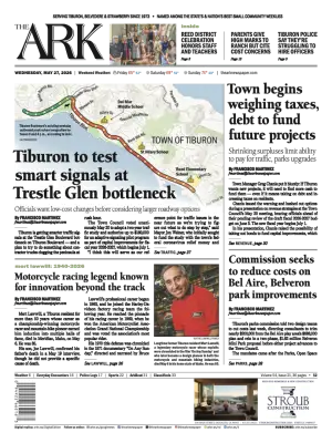 Front page of The Ark, May 27, 2026