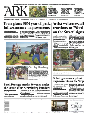 Front page of The Ark, June 3, 2026