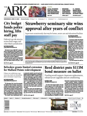 Front page of The Ark, June 17, 2026