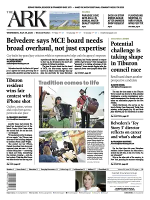 Front page of The Ark, July 29, 2026