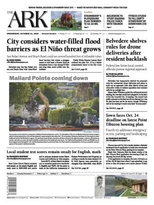 Front page of The Ark, Wednesday, October 28
